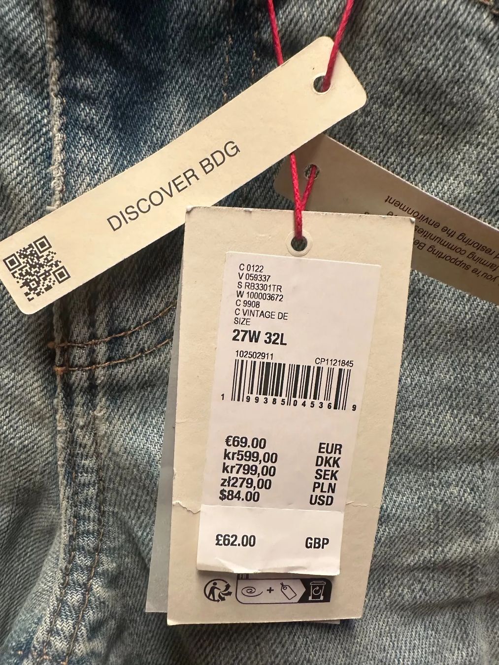 Jeans: BDG  JEANS  NEU !!! – Nuovo e nell'imballaggio originale da Bottighofen venduto da M.O.L 4