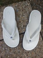 Crocs Zehentrenner weiss Grösse 42_43 guter Zustand