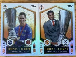 Carte Topps Fernando Torres+Rashford Trophy Triumph
