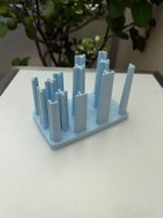 Tubenhalter blau Kunststoff neuwertig