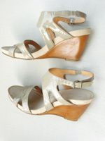 PASITO SCHUHE PUMPS SANDALE LEDER 38 KEILABSATZ SANDALETTEN