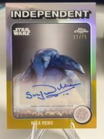 2025 Topps Star Wars Auto Max Rebo Simon Williamson /75