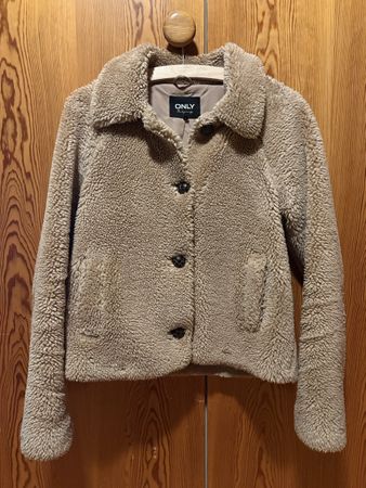 Kuschelige Teddy Jacke von ONLY, Beige, XS