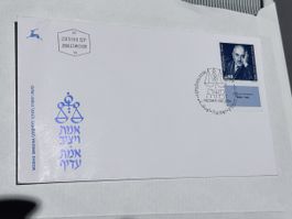 Israelischer Brief Israel - Moshe Smoira 1989 54