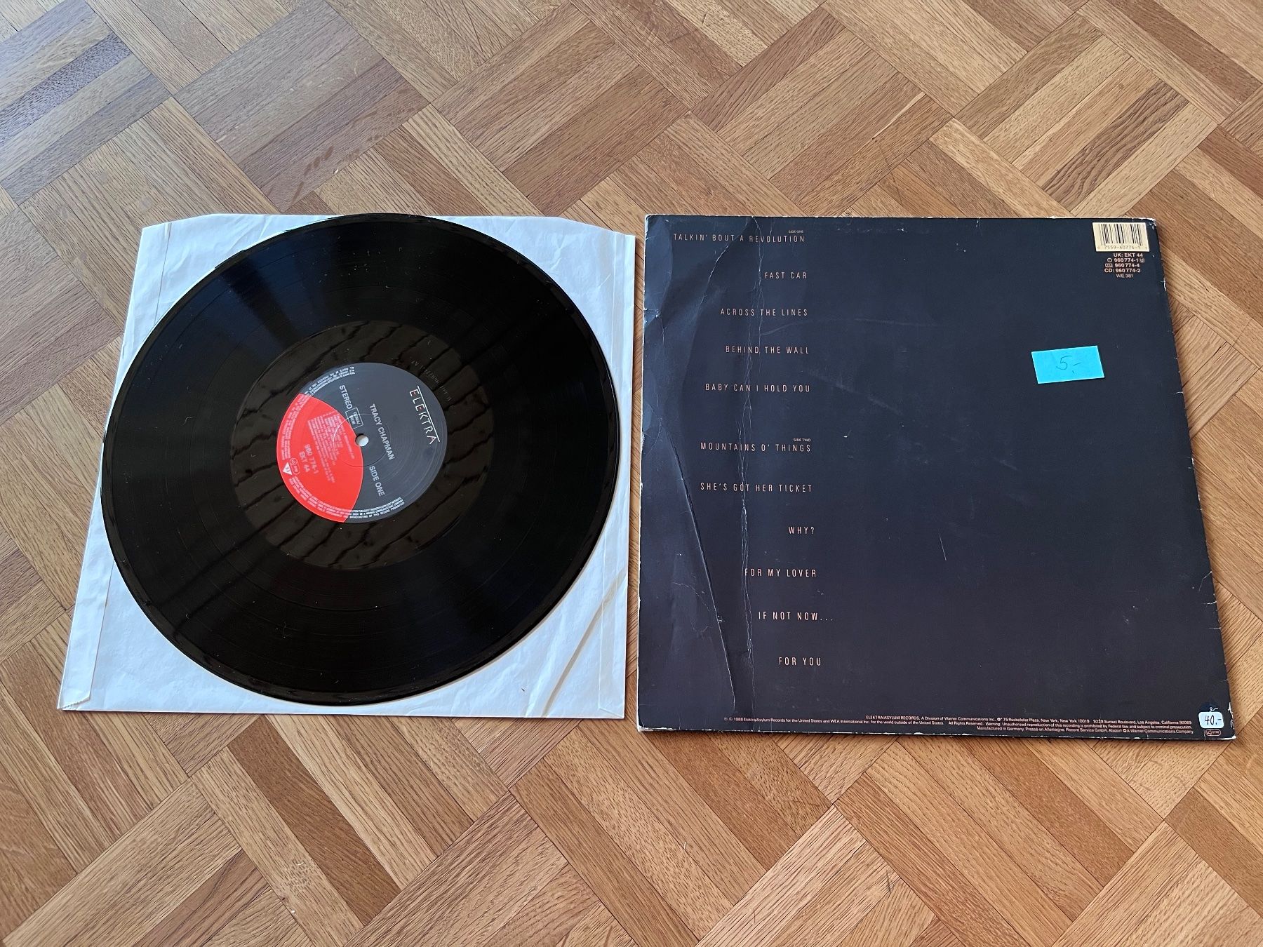 Vinyles: Tracy Chapman - Debut Album – D'occasion à Giebenach par Wurlitzer70 1
