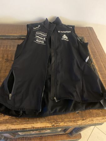 Odlo Weste Damen Grösse M Swiss ski team schwarz