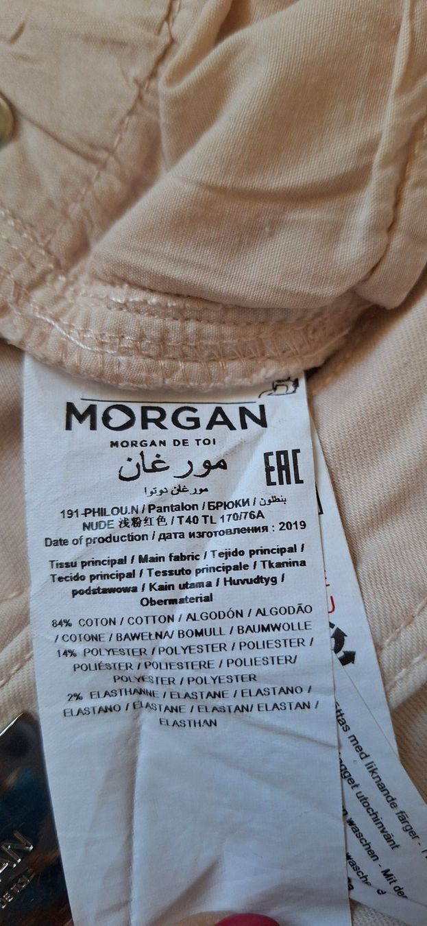 Morgan Jeans: Morgan, jeans (nude) – Nuovo e nell'imballaggio originale da Lussery-Villars venduto da pousinete02 5