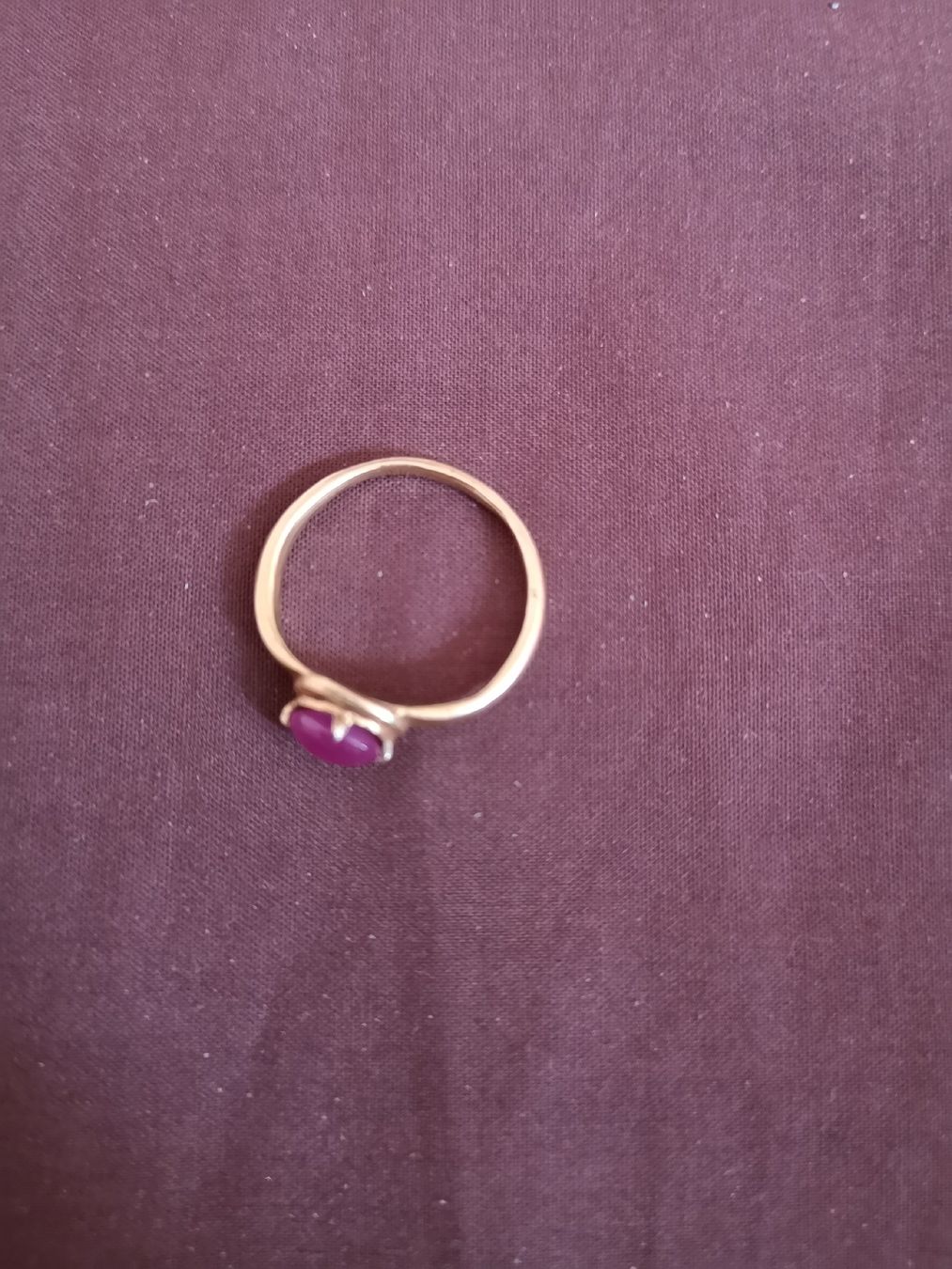 Ringe: Ring 22 Karat Gold mit Rubin Cabochon – Gebraucht aus Samedan von sowaw 3
