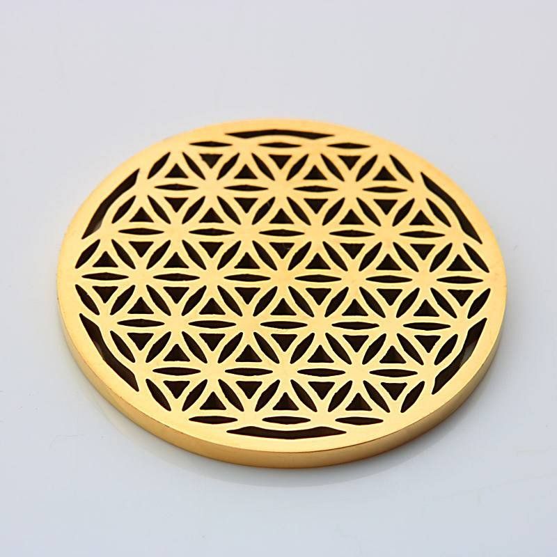 Tutte le decorazioni: Wagen-Chip - Blume des Lebens golden – Nuovo e nell'imballaggio originale da Mauren venduto da Yeelen