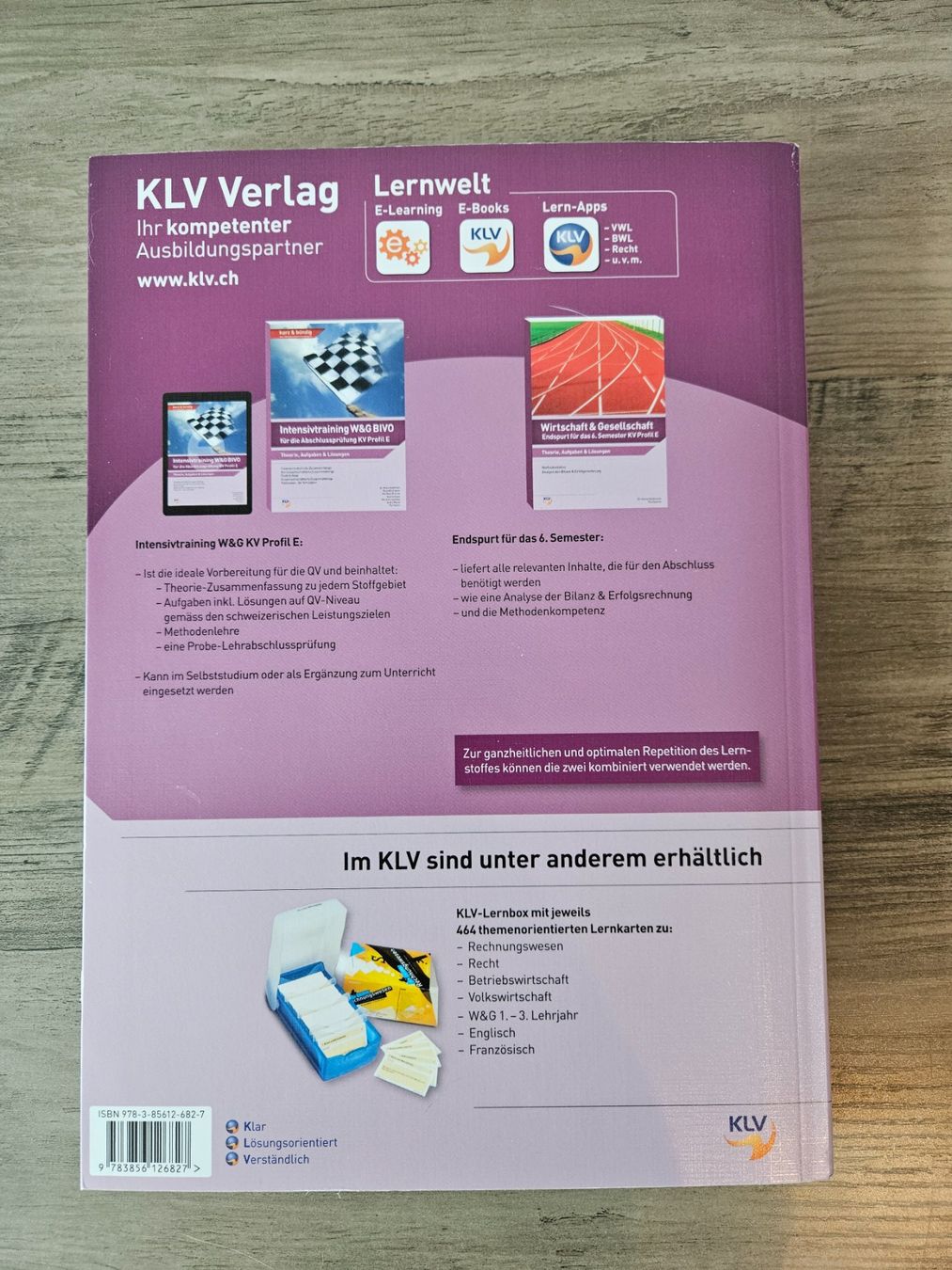 Libri: Intensivtraining W&G BIVO, KV Profil E – Nuovo (secondo la descrizione) da Wattwil venduto da Belinda98 1