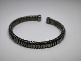 Armreif Silber 925 schwarz beschichtet 13.48 Gramm