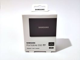 Samsung Portable SSD T7 2TB, Titan Gray, neu & ungeöffnet