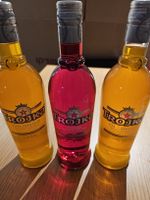Trojka Vodka Likör 2x 70cl Orange, 1x 70cl Red, Versiegelt.