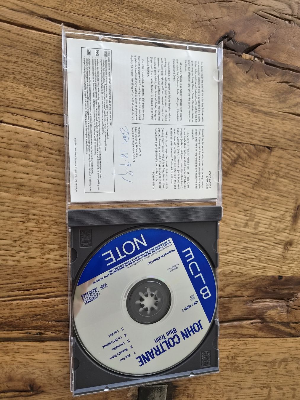 CDs: JOHN COLTRANE BLUE TRAIN – Gebraucht aus Zofingen von Tinpan 1