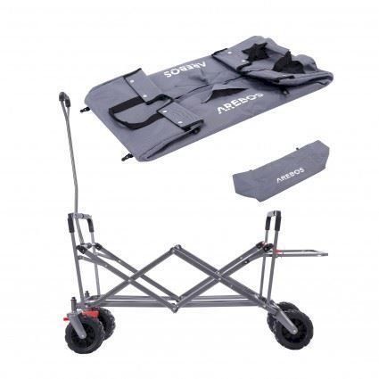 Giocattoli: Arebos Bollerwagen mit Dach Grau – Nuovo e nell'imballaggio originale da Bottighofen venduto da zaap 1