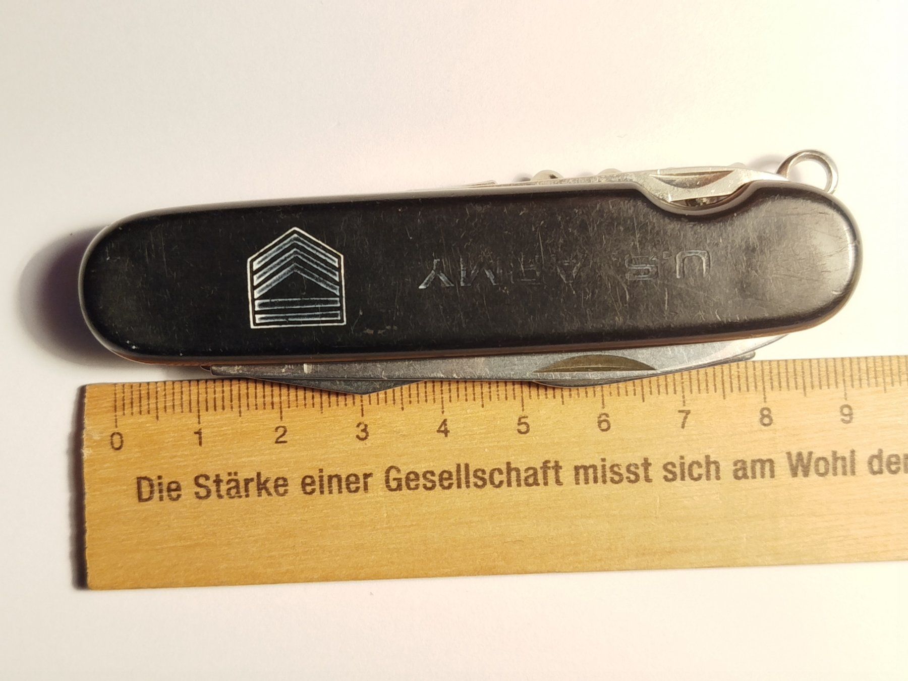 Militärmesser: US Army Knife, rostfrei, gebraucht – Gebraucht aus Zug von Robert0125 1