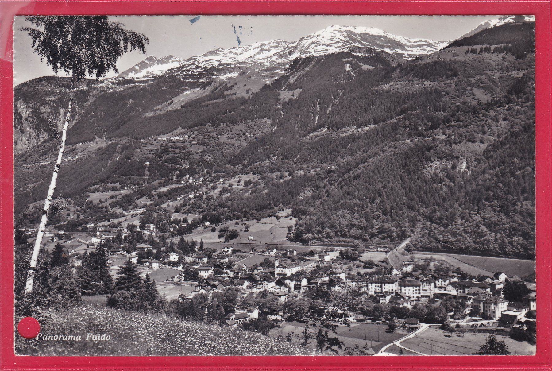Cartoline postali: PANORAMA FAIDO, 2.7.1961 – Usato da Oberrieden venduto da Gebirgsstelze