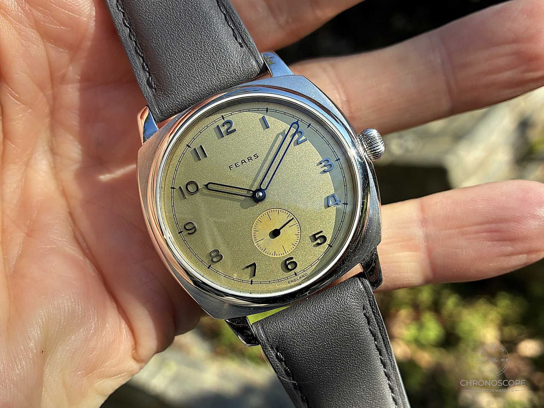 Orologi: Fears Brunswick 38 Champagner-Zifferblatt – Nuovo (secondo la descrizione) da Luzern venduto da ChronoScope6004 7