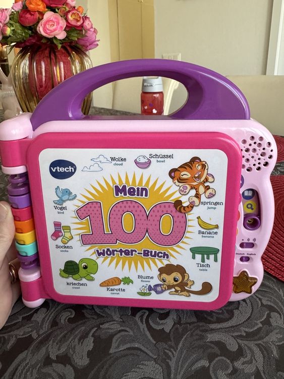 Vtech Mein 100 Wörter-Buch, Lernspielzeug für Kinder, rosa (Neu (gemäss ...