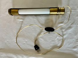 Wandlampe antik Messing mit Drehblende zur Verdunklung
