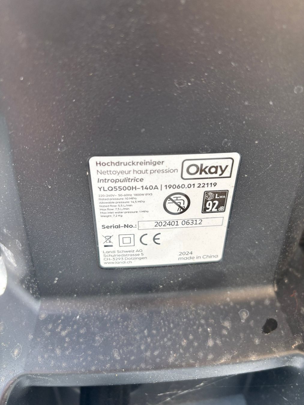 Idropulitrici ad alta pressione: Hochdruckreiniger Okay – Usato da Gossau SG venduto da Gusho 3