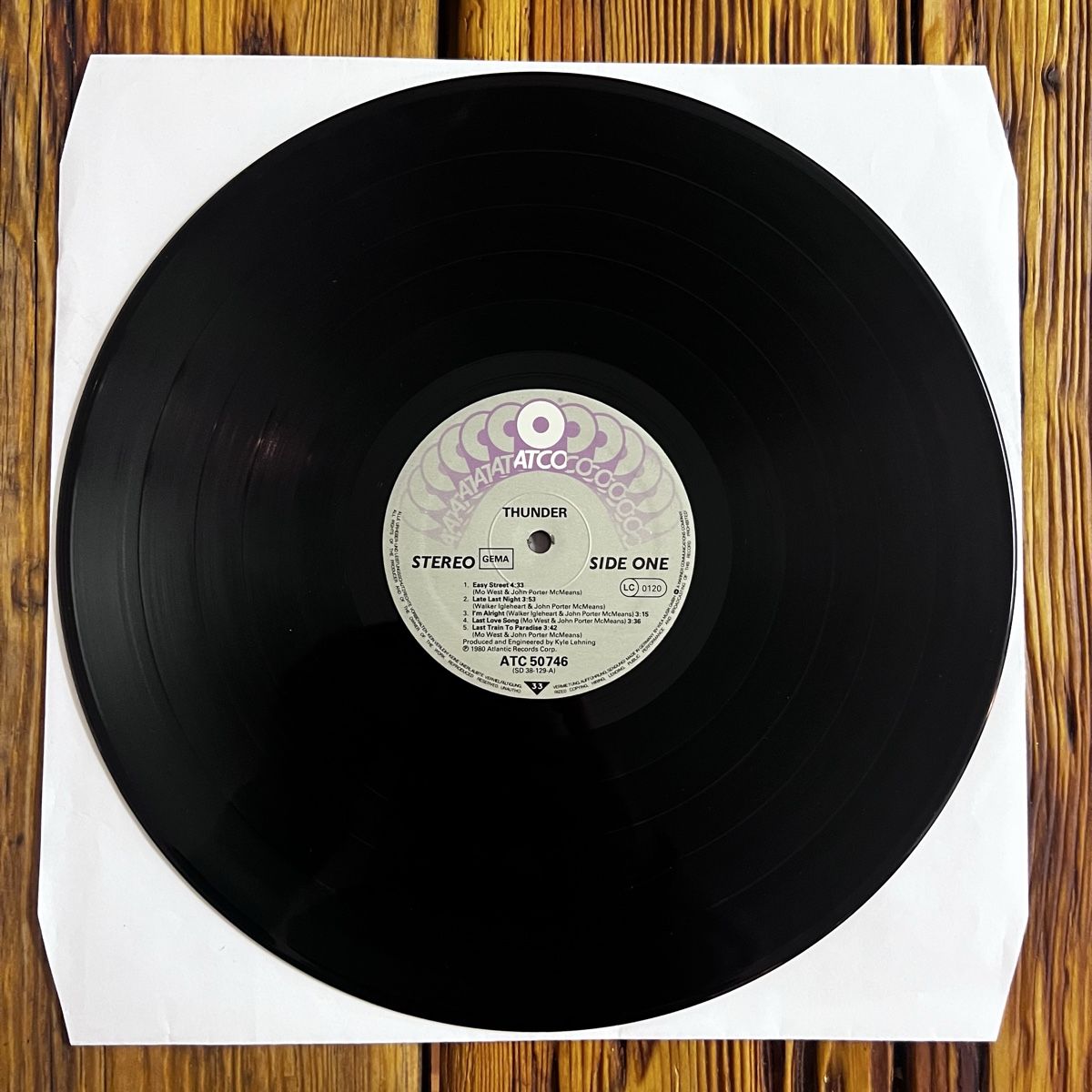 Schallplatten: Thunder - Thunder 1980 ATCO Germany - Vinyl VG – Gebraucht aus Umiken von mar_p7n9 3