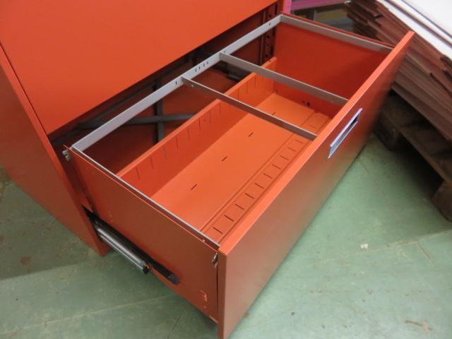Armadi: W02 grosser Schubladenstock, Top, Orange – Usato da Necker venduto da liq24 9
