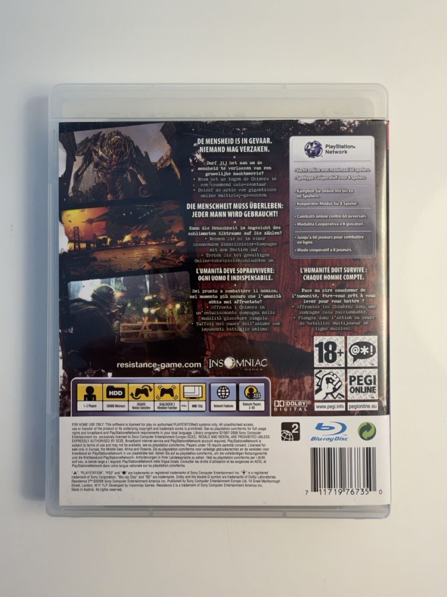 Sony Jeux: Resistance 2 ps3 – D'occasion à Kerzers par -.-Jesus-.- 2
