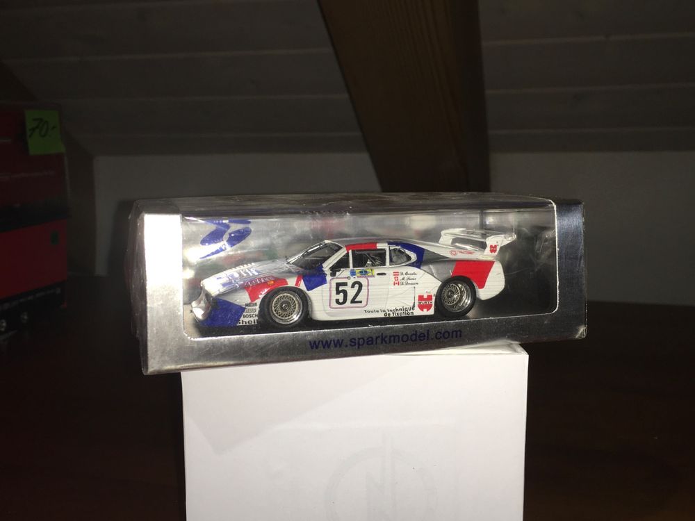 SPARK-MODEL S0632 Scale 1/43 | LISTER STORM N 28 LE MANS 1996 BLACK WHITE