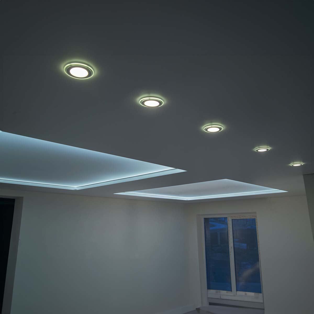 Lampade: LED Einbaustrahler, Chrom, 8 cm Ø – Nuovo (secondo la descrizione) da Kreuzlingen venduto da Smart-Light 1