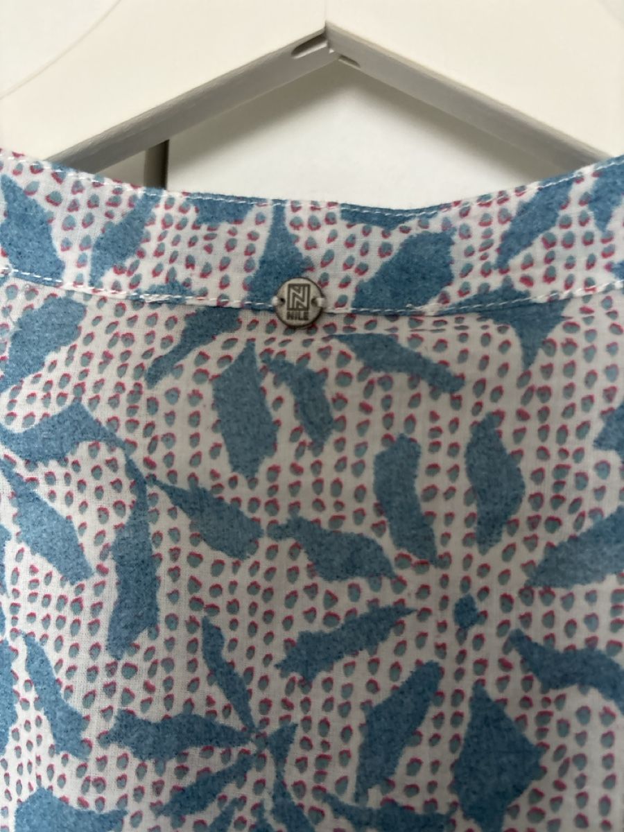 Nile Blusen: Nile Bluse  Grösse S Weiss Blau – Neu (gemäss Beschreibung) aus langenthal von rundholz7 4