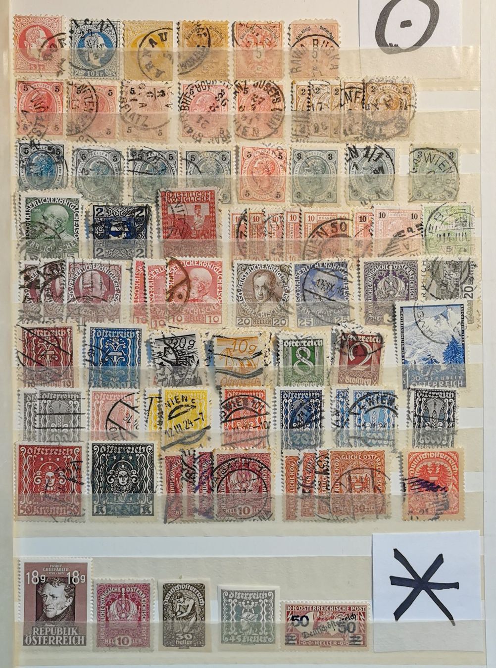 Tous les timbres: Oesterreich  ab 1875 – D'occasion à Aadorf par Chnorli-Furz