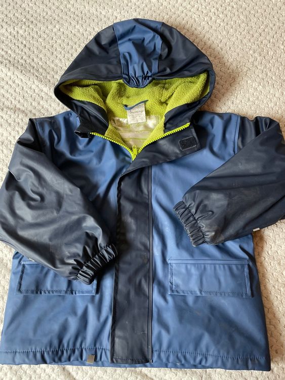 gefütterte Regenjacke, Gr. 122128 Kaufen auf Ricardo