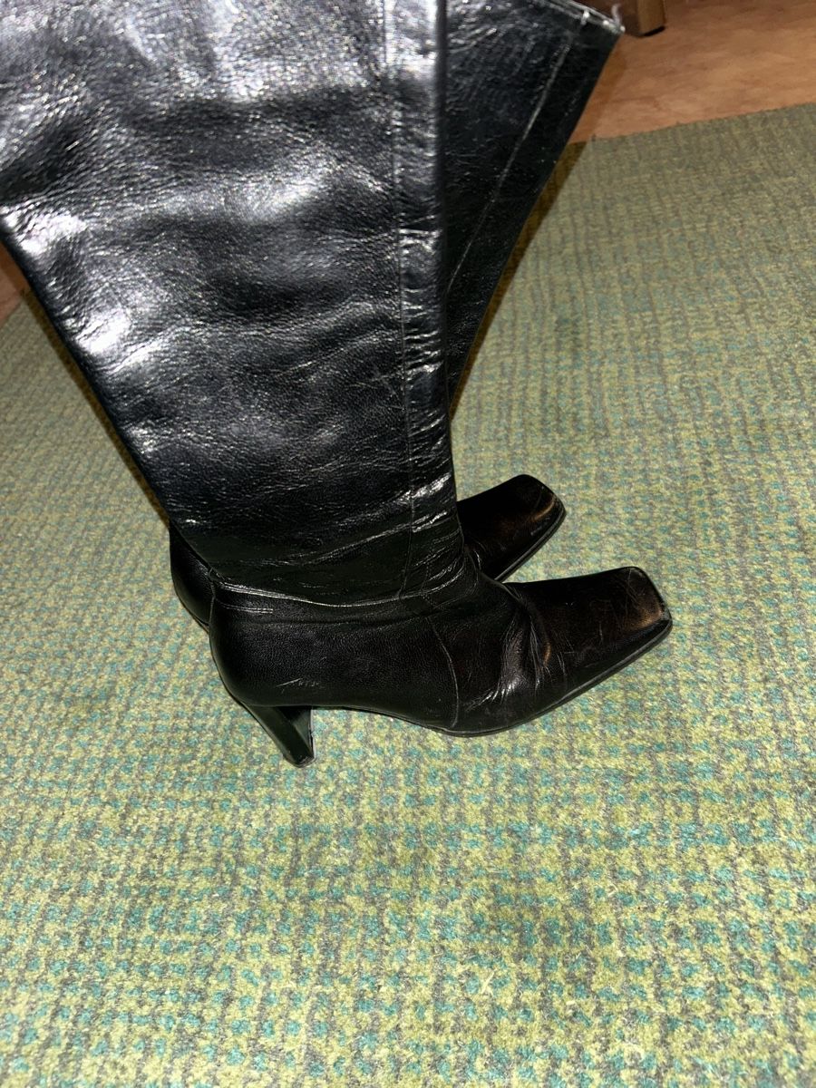 Damenschuhe: Schwarze Lederstiefel – Gebraucht aus Zürich von tmayfur 1