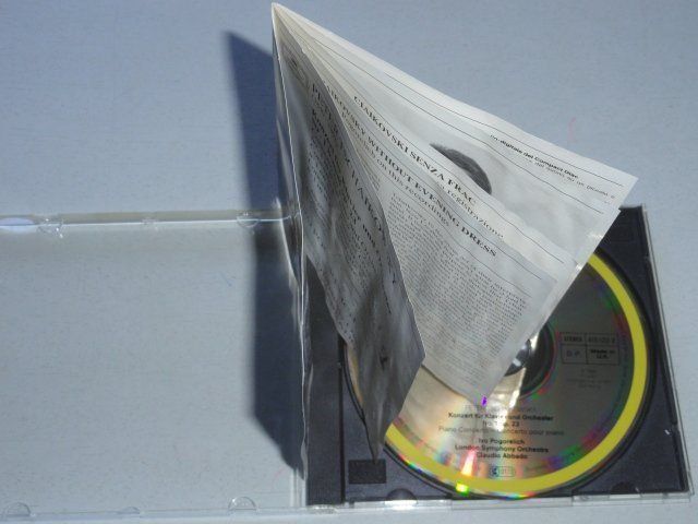 CD: Claudio Abbado - Peter Tschaikowsky Klavierkonzert no. 1 – Usato da Unterbäch VS venduto da cond 4