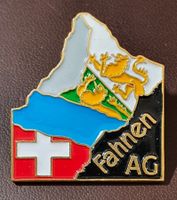R699 - Pin Schweiz Matterhorn mit Thurgau Wappen / Fahnen AG