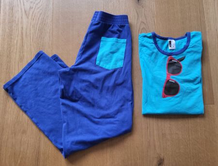 SKINY Schlafanzug/Kinder-Pyjama lang aus Baumwolle Gr 140
