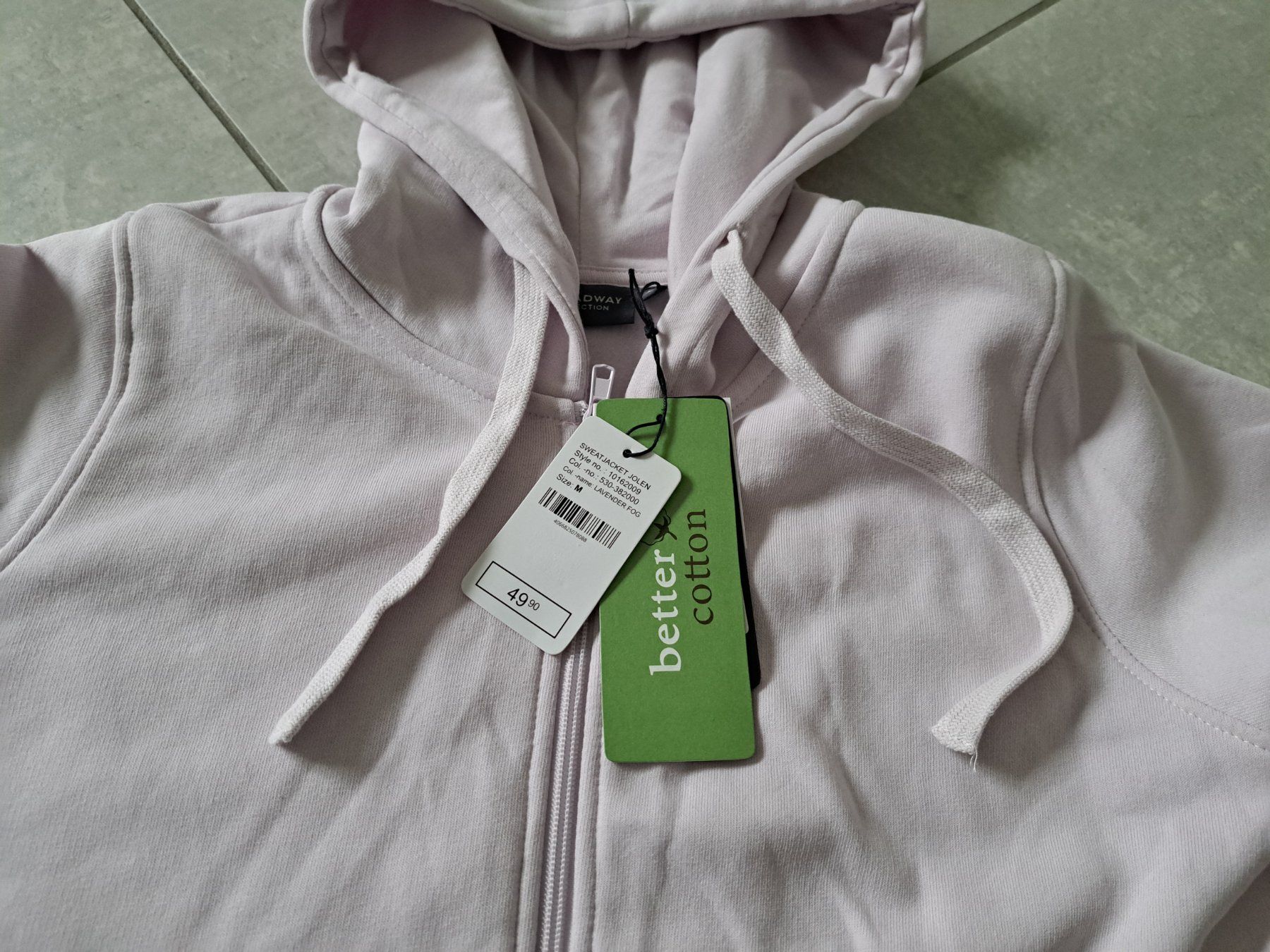 Jacken: Sweatjacke mit Kaputze hellrosa Gr. M BROADWAY NEU – Neu und originalverpackt aus Killwangen von KIANA08 1