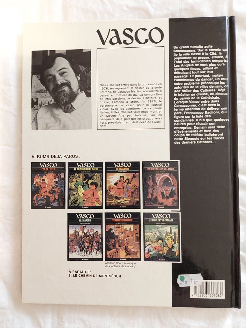 Fumetti: Vasco "Le Diable Et Le Cathare" T.7 Ed. Originale 1988 TBE – Usato da Genève venduto da Blu_BD 1