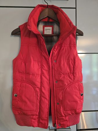 Doudoune sans manches Esprit rouge