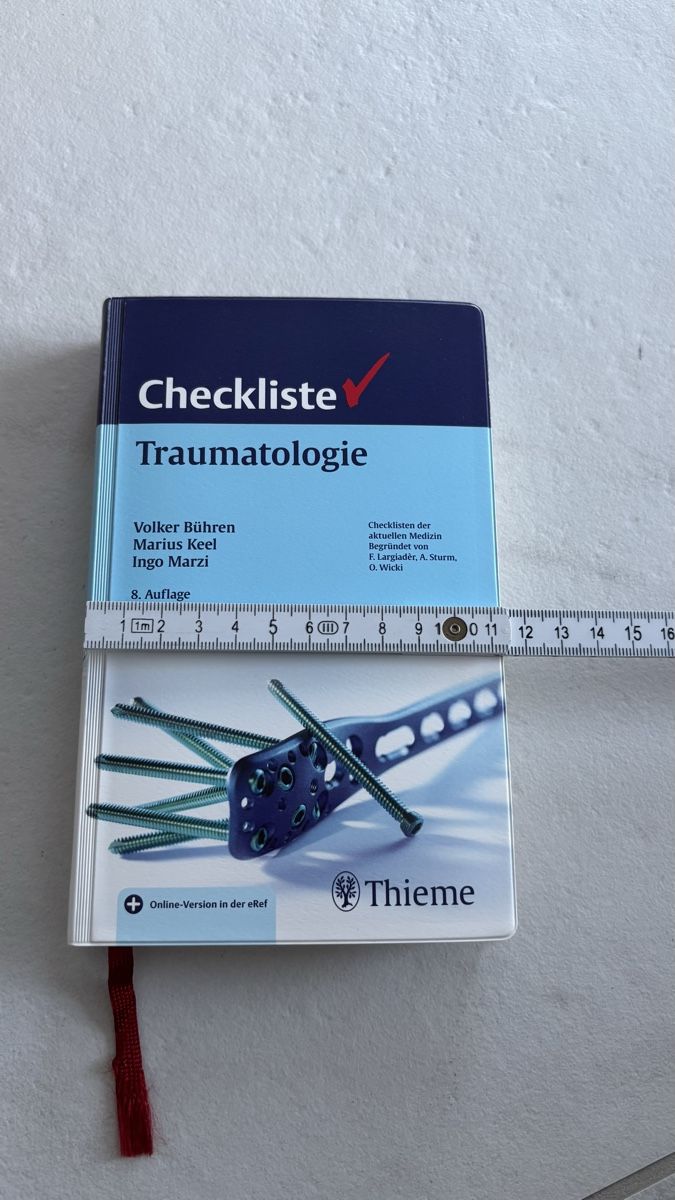 Livres: Checkliste Traumatologie 8. Auflage – D'occasion à Seengen par sa_land 5