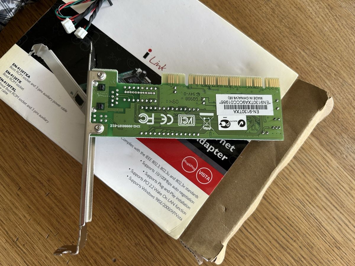 PC: EDIMAX Fast Ethernet PCI Adapter, OVP – Nuovo e nell'imballaggio originale da möhlin venduto da Caja1 1