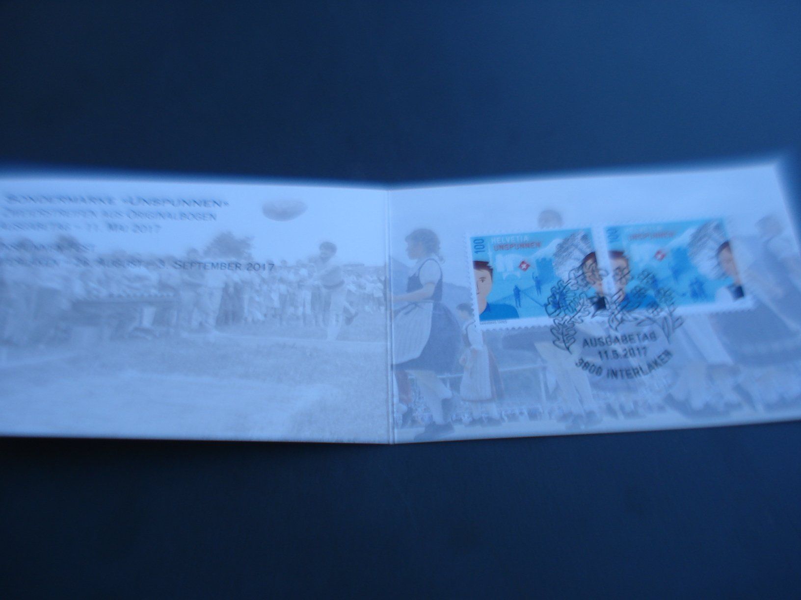 Alle Briefmarken: Markenbüchlein Unspunnen 2017, ET-o – Gebraucht aus Niederwil AG von morostahu 1
