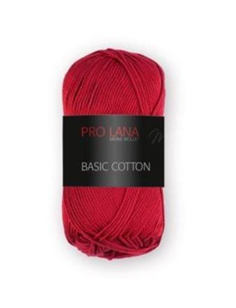 Pro Lana Lana: Wolle Pro Lana Basic Cotton 50g / Farbnummer 030 Rot – Nuovo (secondo la descrizione) da Rüegsau venduto da Tausendfreund