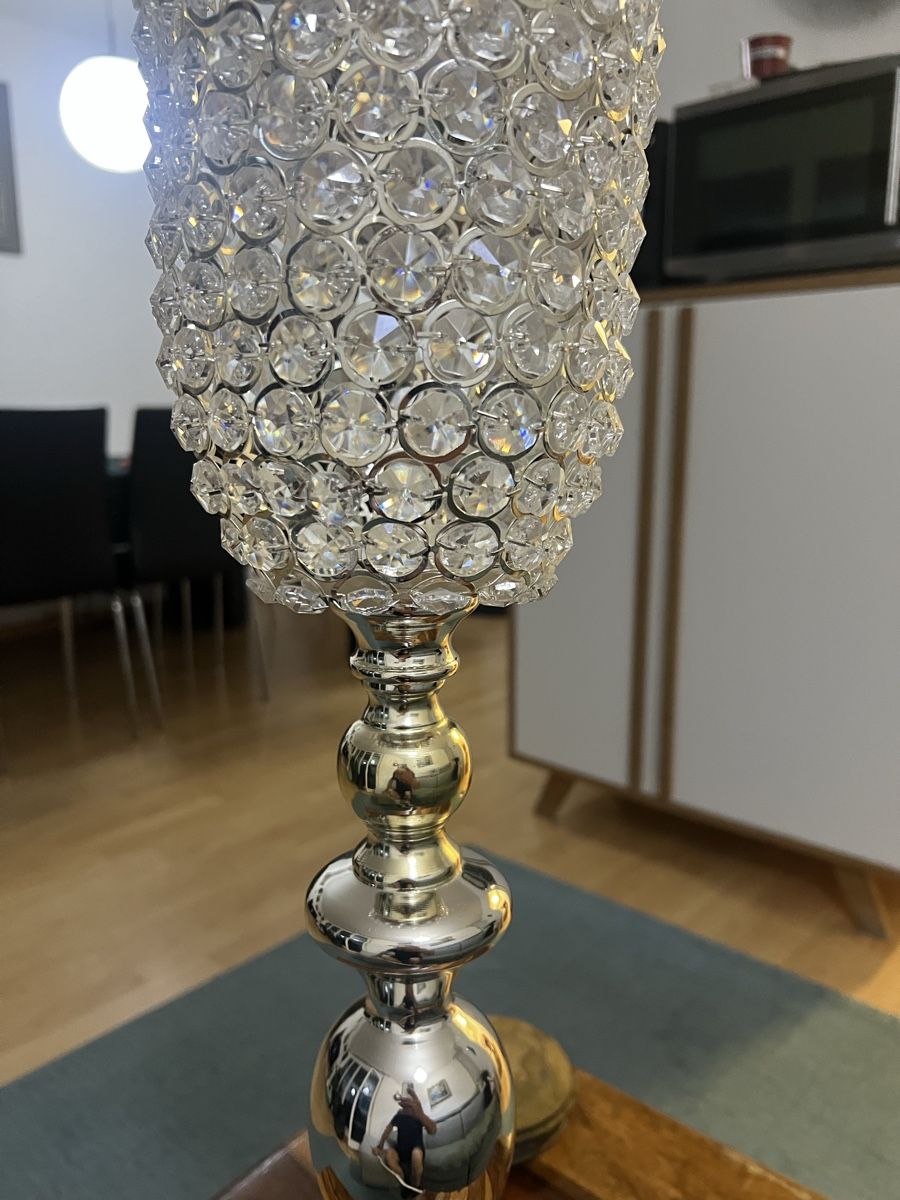 Portacandele: Tischlampe im Kerzenhalterstil – Usato da Dietwil venduto da makakinho 2