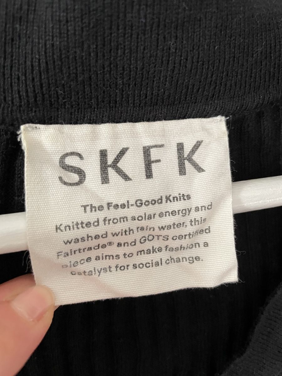 Skunkfunk Pullover & Sweatshirts: SKFK Pullover schwarz Grösse S Rippstrick – Gebraucht aus Bern von Corinn_na 1