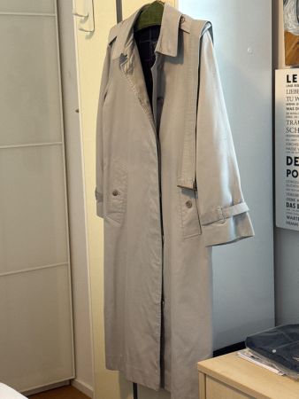 Sehr schöner Burberrys Trenchcoat hellgrau , Damen, Gr. M