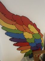 Instagram Flügel aus Pappe