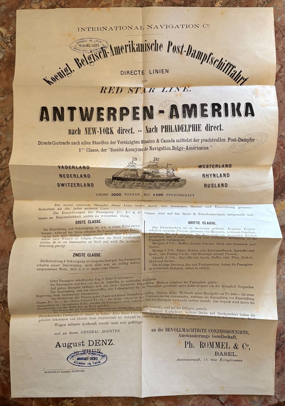 Alle Briefmarken: FALTBRIEF 1874 ANTWERPEN-AMERIKA – Gebraucht aus Ostermundigen von Heavenmaus75 2