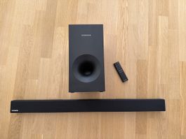 Samsung PS-WK360 Soundbar mit Subwoofer und Fernbedienung